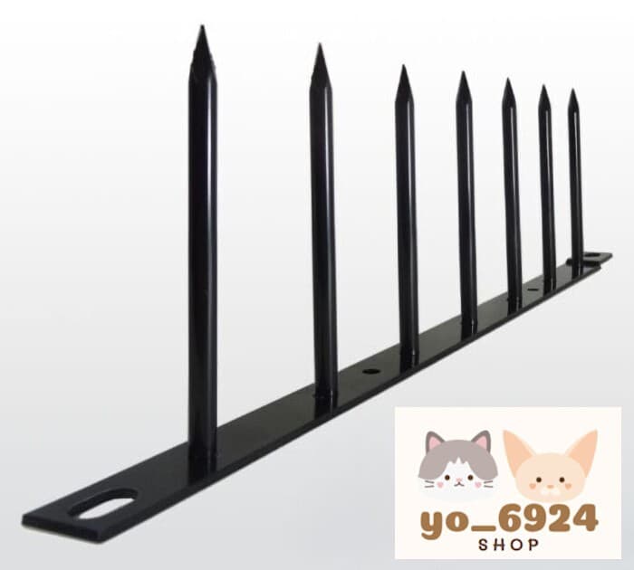 Shinobi Stealth Outdoor Security Steel Fence 5.1in black Clawless Specification