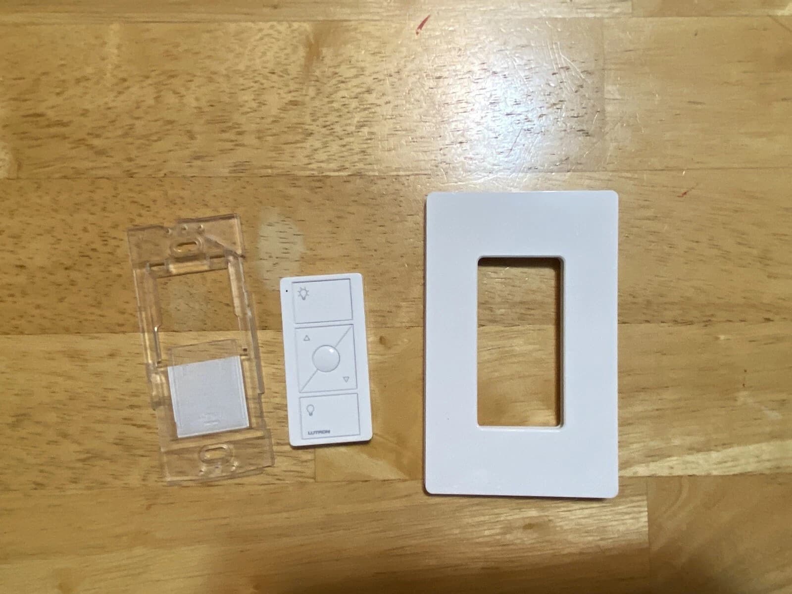 Lutron Pico PJ2-3BRL-WH Wireless Dimmer Remote Switch w Wall Mount & Bracket Kit 4