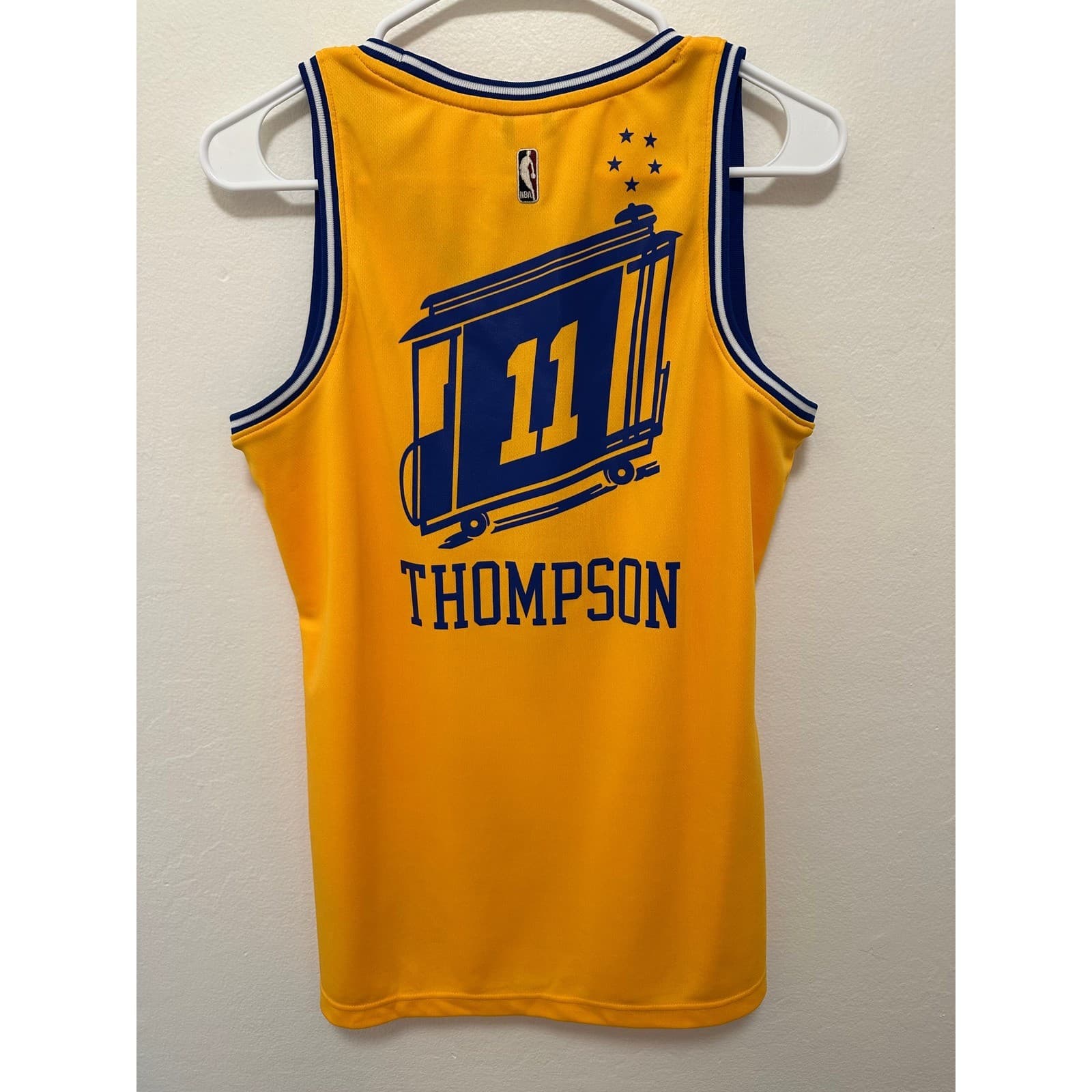 Golden State Warriors Thompson #11 The City Adidas NBA Jersey Womens 6