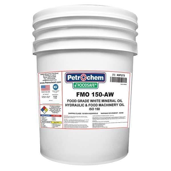 Petrochem Foodsafe Fmo 150-005 5 Gal Gear Oil Pail 150 Iso Viscosity, 40 Sae, 2