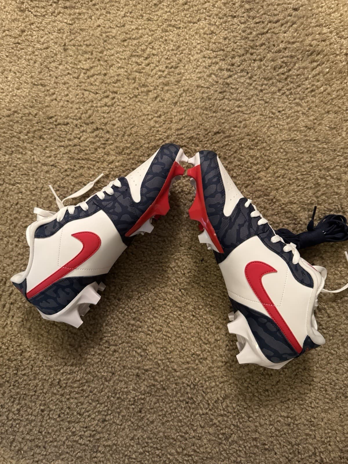 2025 Jordan 1 Low cleats Howard University PE Size 11 6