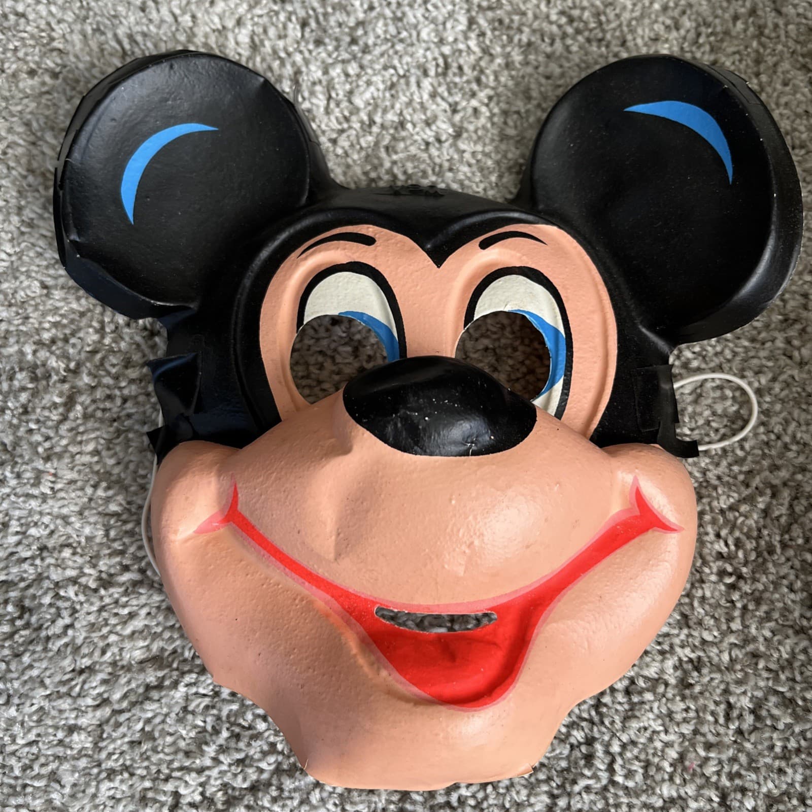 Vtg. Mickey Mouse Mask & Costume 1972 Walt Disney Production READ 2