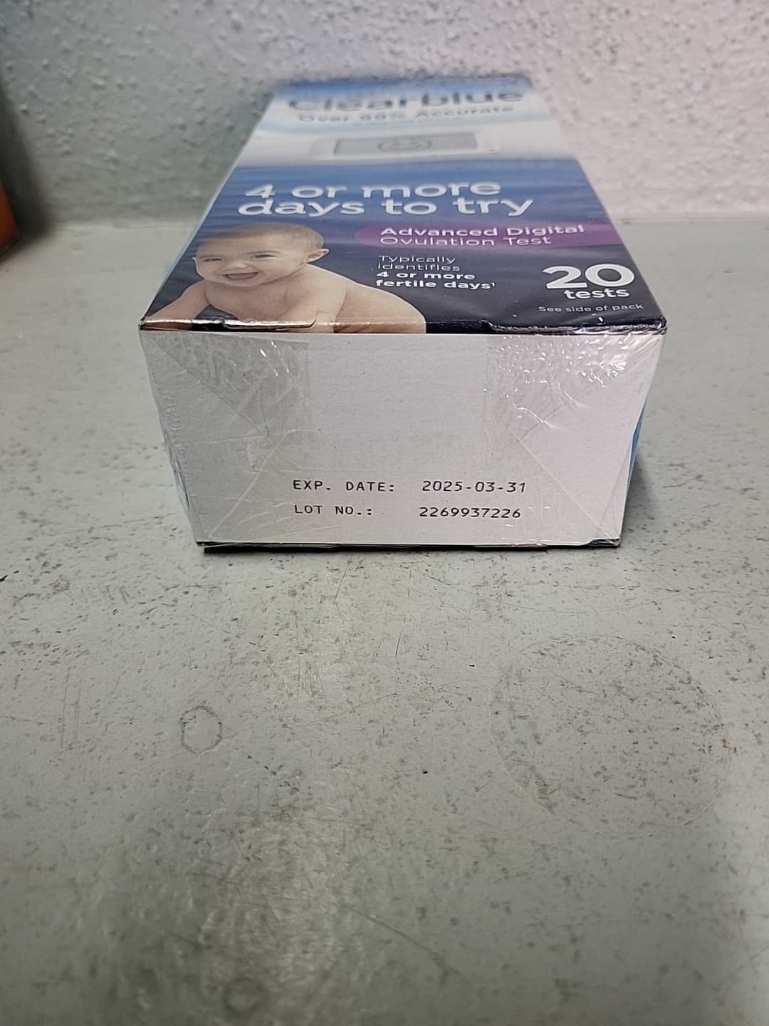 New Clearblue Advanced Digital Ovulation Predictor Kit - 20 Count Ex 3/25 2