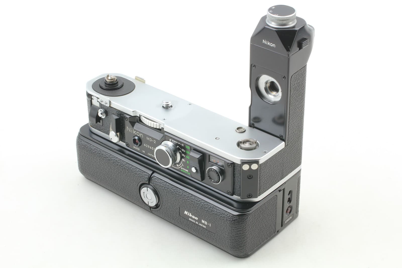 No US Duty [MINT] Nikon MD-2 Motor Drive MB-1 Battery Pack for F2 From JAPAN