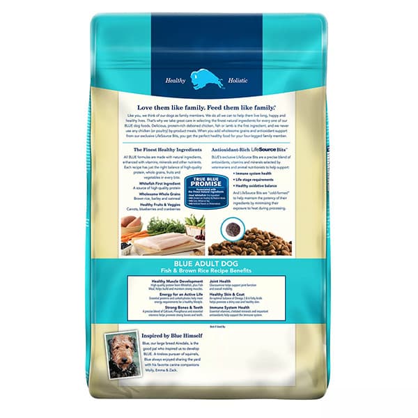 Blue Buffalo Life Protection Formula Natural Dog Food, Fish & Brown Rice 30-lb 3