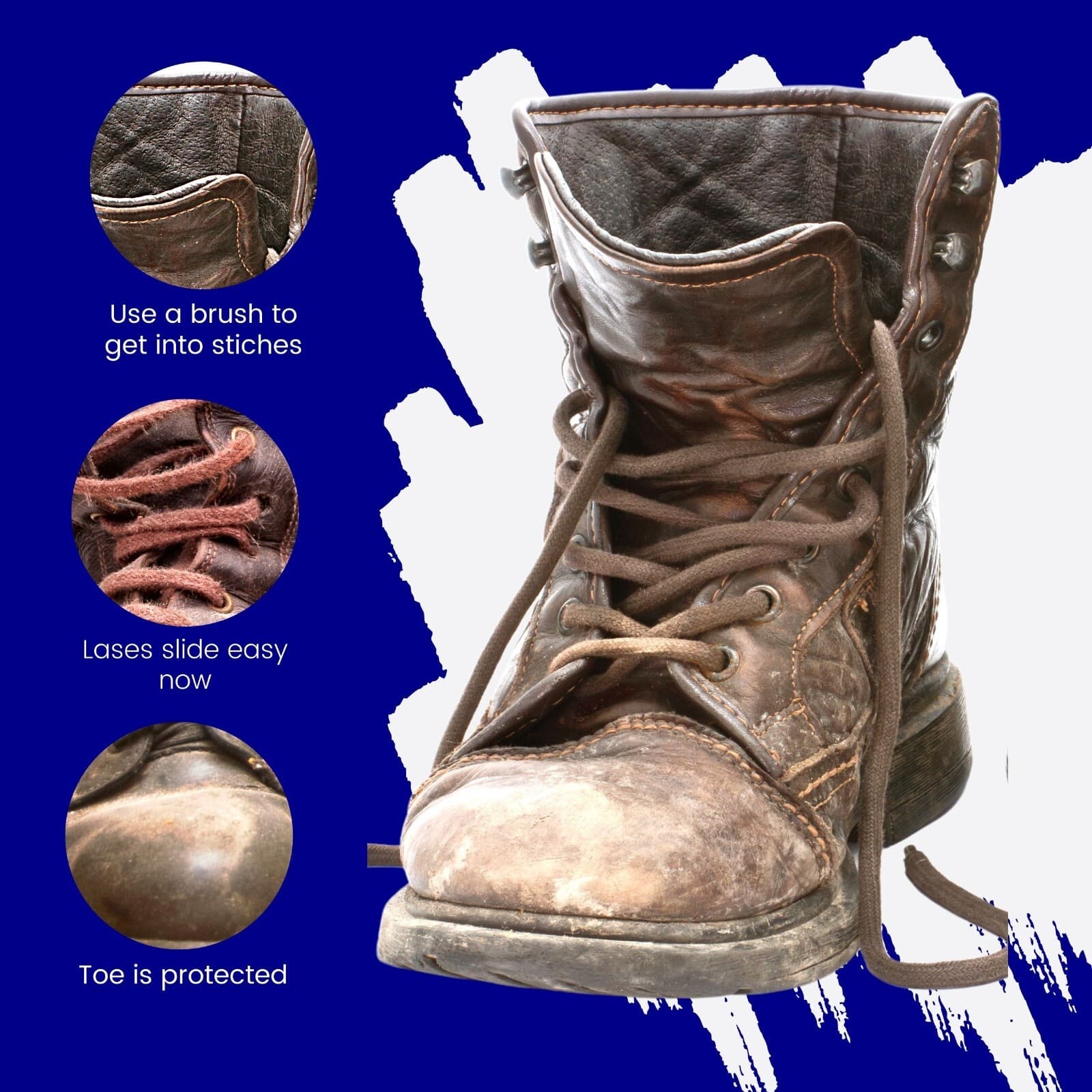 frapete TOB Leather Boot Polish Conditioner 250mL Neutral Oilskin Canvas Wax 3