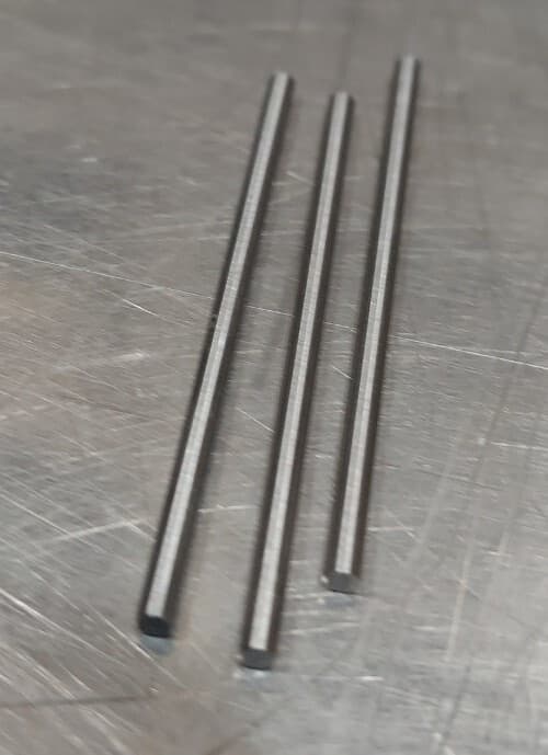 Lot Of 3 - USA Hutchinson 2.27mm x 2" Low Drill Blank Reamer Pin Gage 2