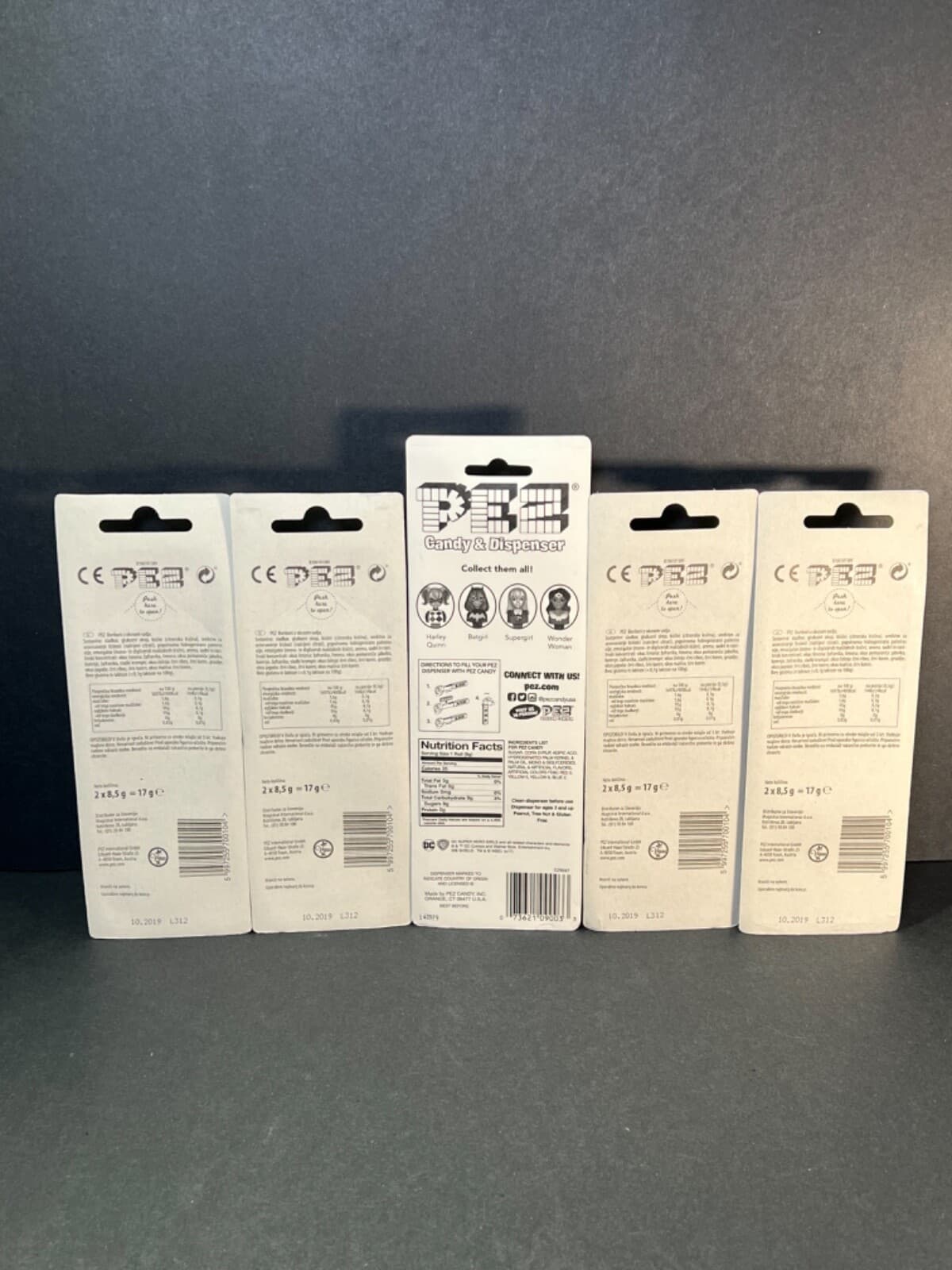 DC “Super Hero Girls” PEZ Candy Dispensers - Lot of (5) - Factory Sealed - NEW! 5