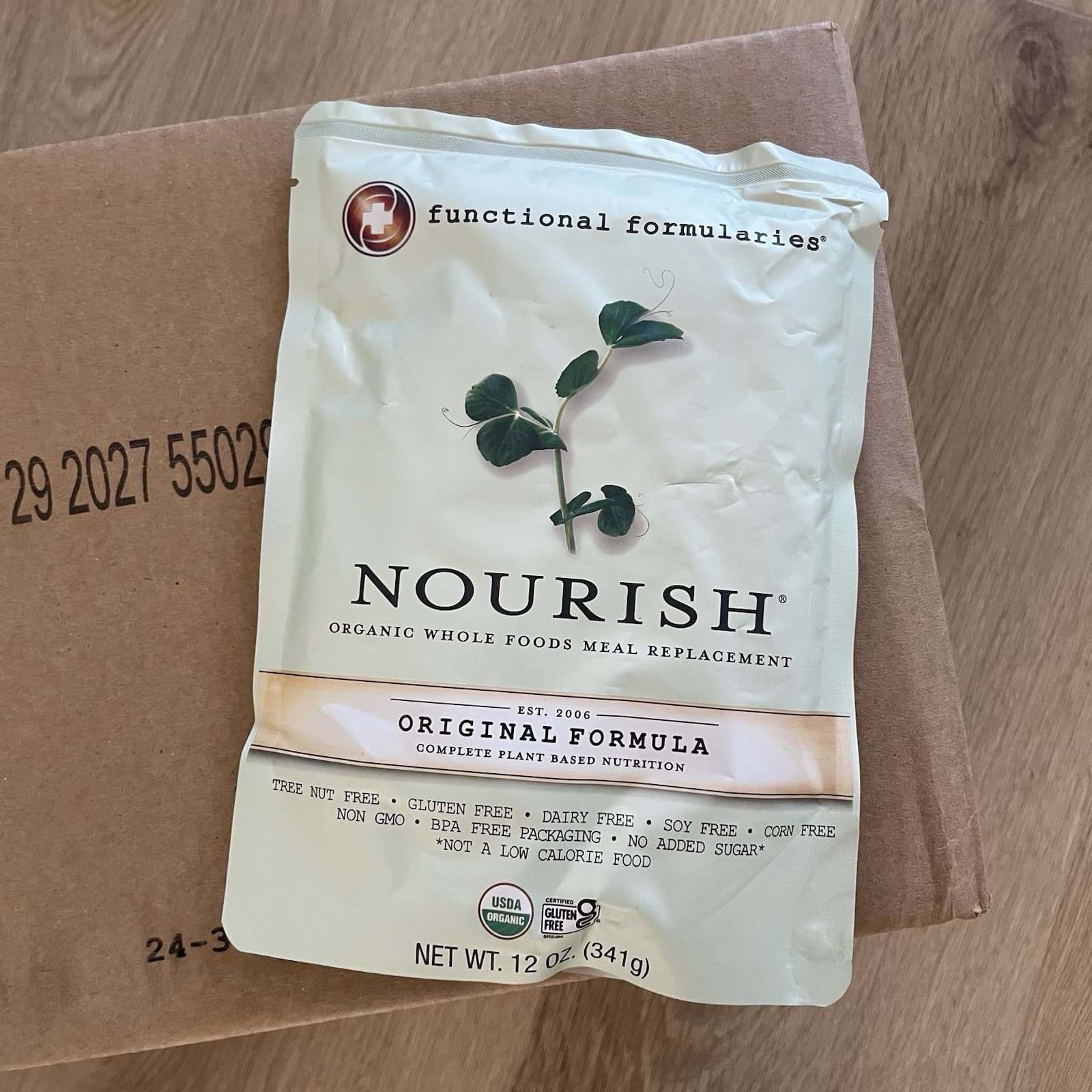 1 Case/24 Pouches Functional Formularies Nourish Tube Feeding Formula Exp 2027 2