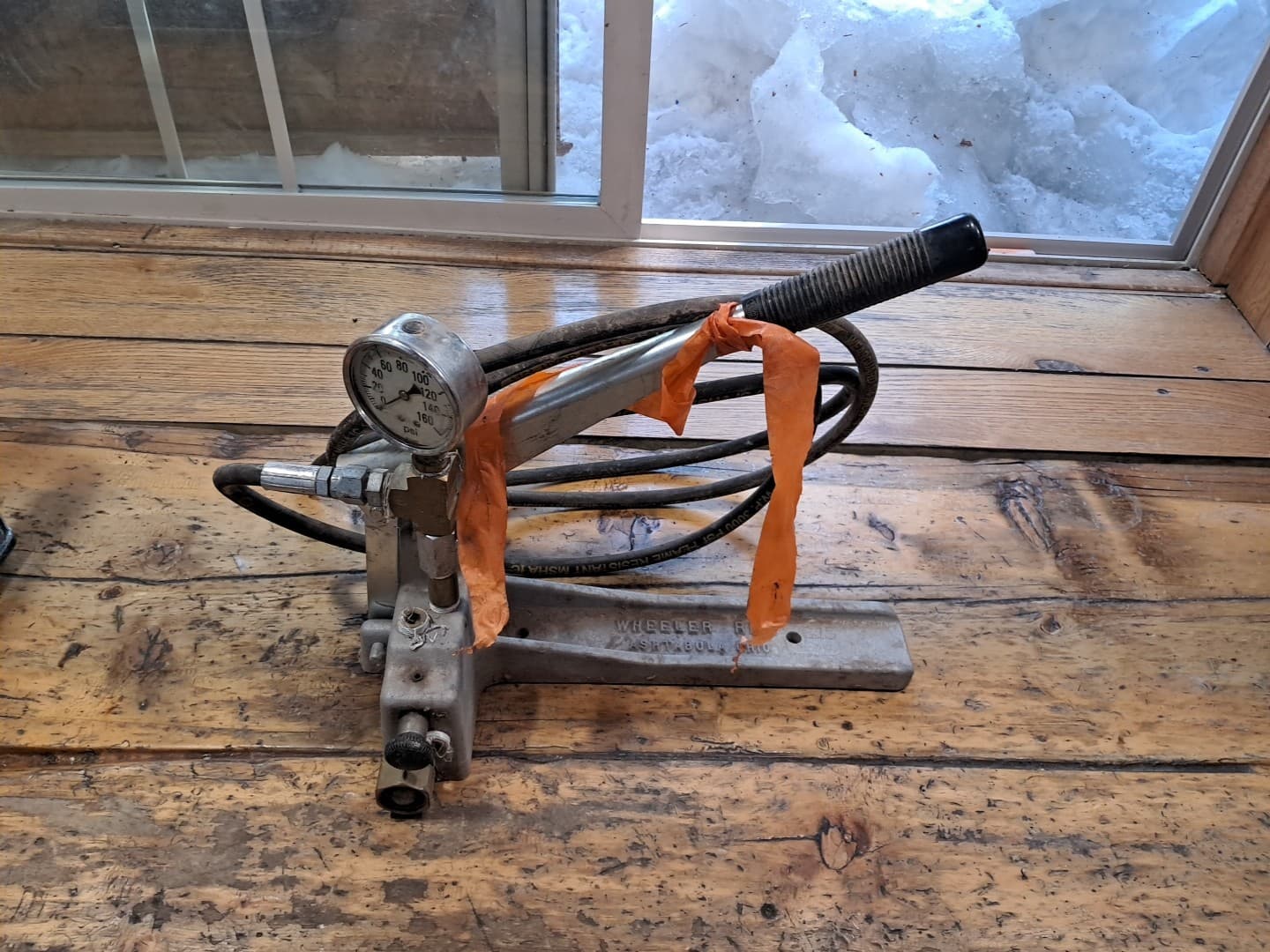 Wheeler Rex Hand Operated Hydrostatic Test Pump 615 Os182  2