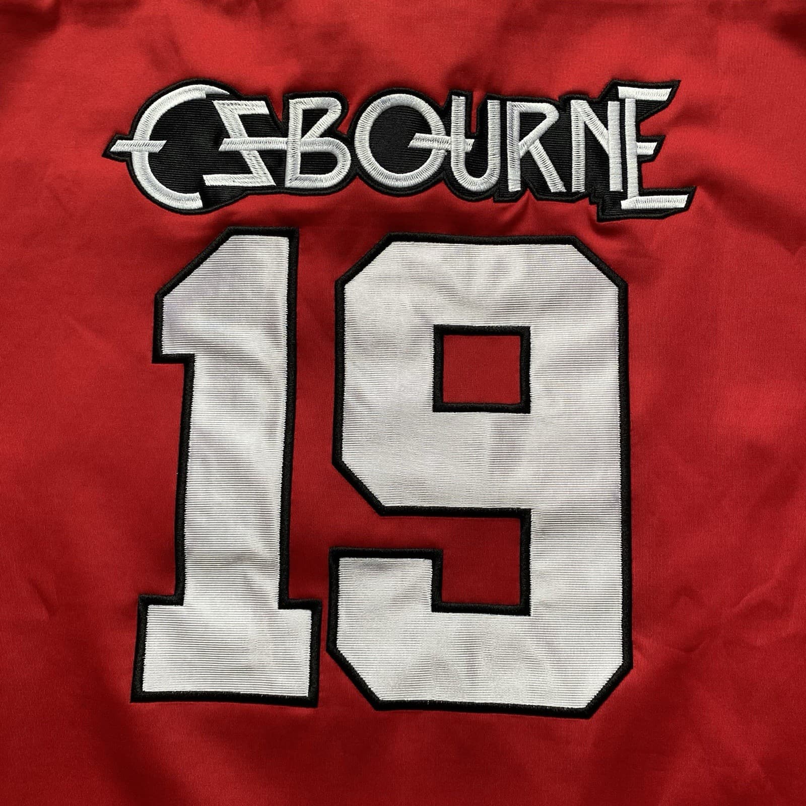 2019 Ozzy Osbourne Speak of the Devil Hockey Jersey Size 3XL Red Black Bat 3