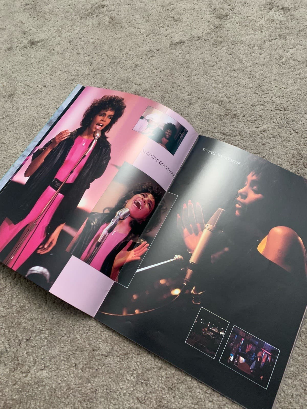 Whitney Houston 1986 1st Concert Program Greatest Love Tour Rare Booklet VTG 5