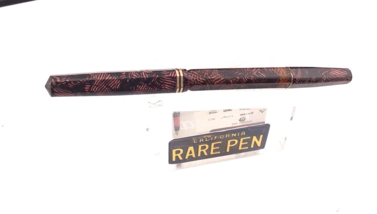 Vintage WAHL EVERSHARP Doric STENOGRAPHER Fountain Pen Celluloid 14K M nib NEW 5