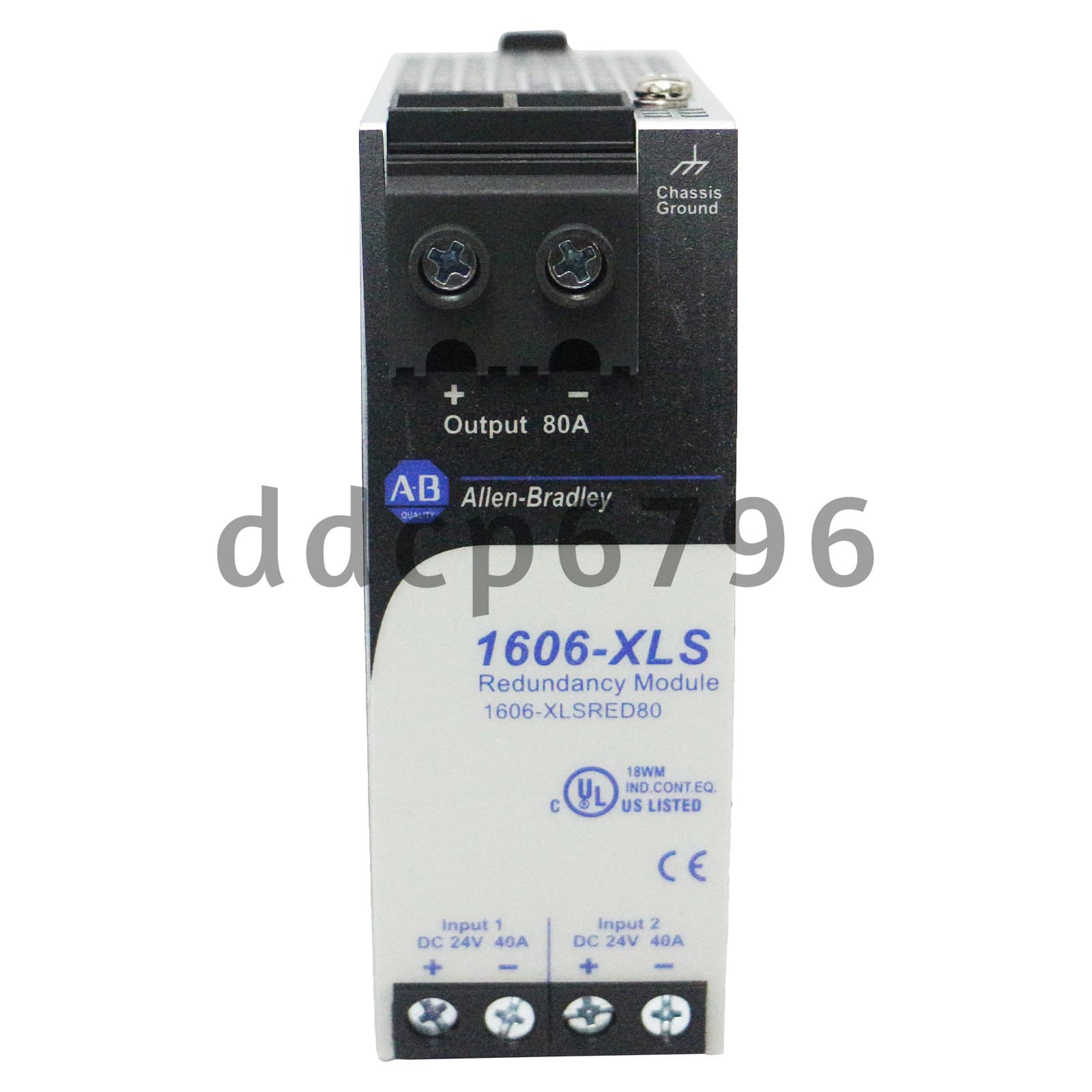 AB New  Redundancy Module Input Voltage 24-28V DC Output 80 Amps 1606-XLSRED80 2