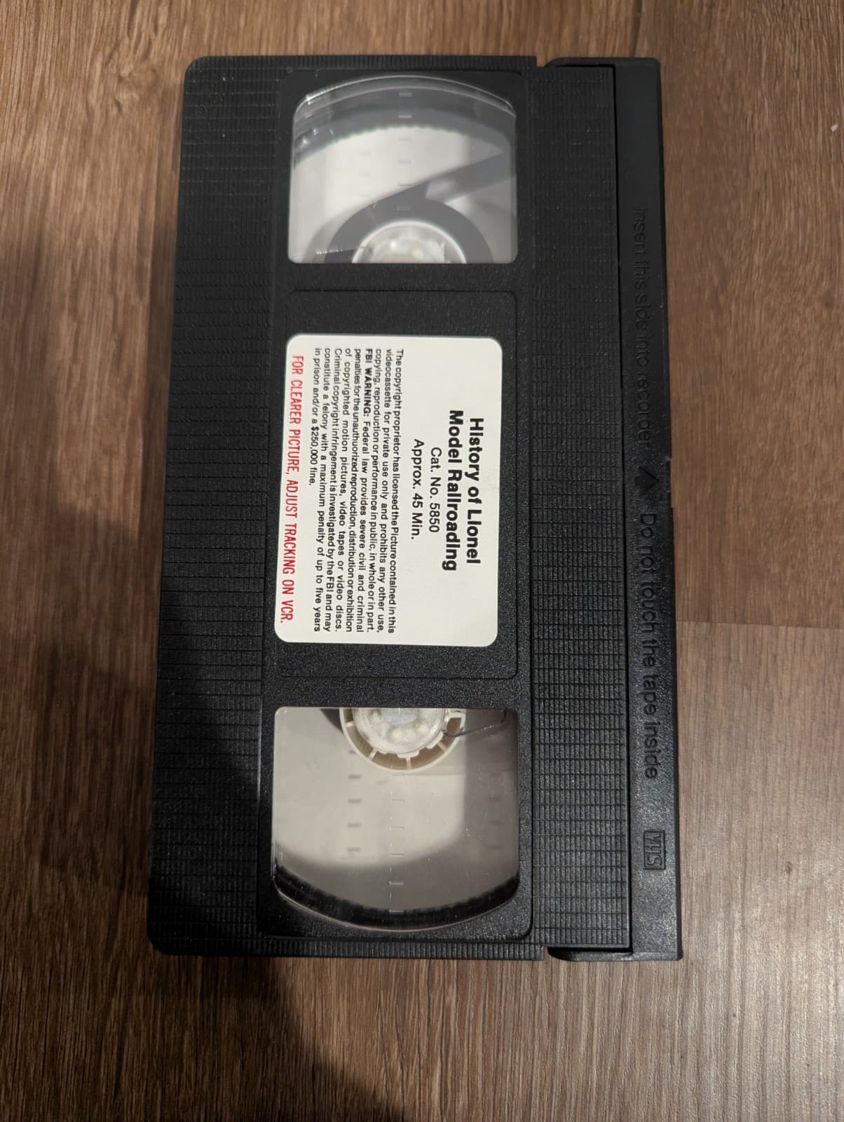 Lot of 5 Train VHS Tapes History of Lionel Layouts Rail King Great Years Rainer 6