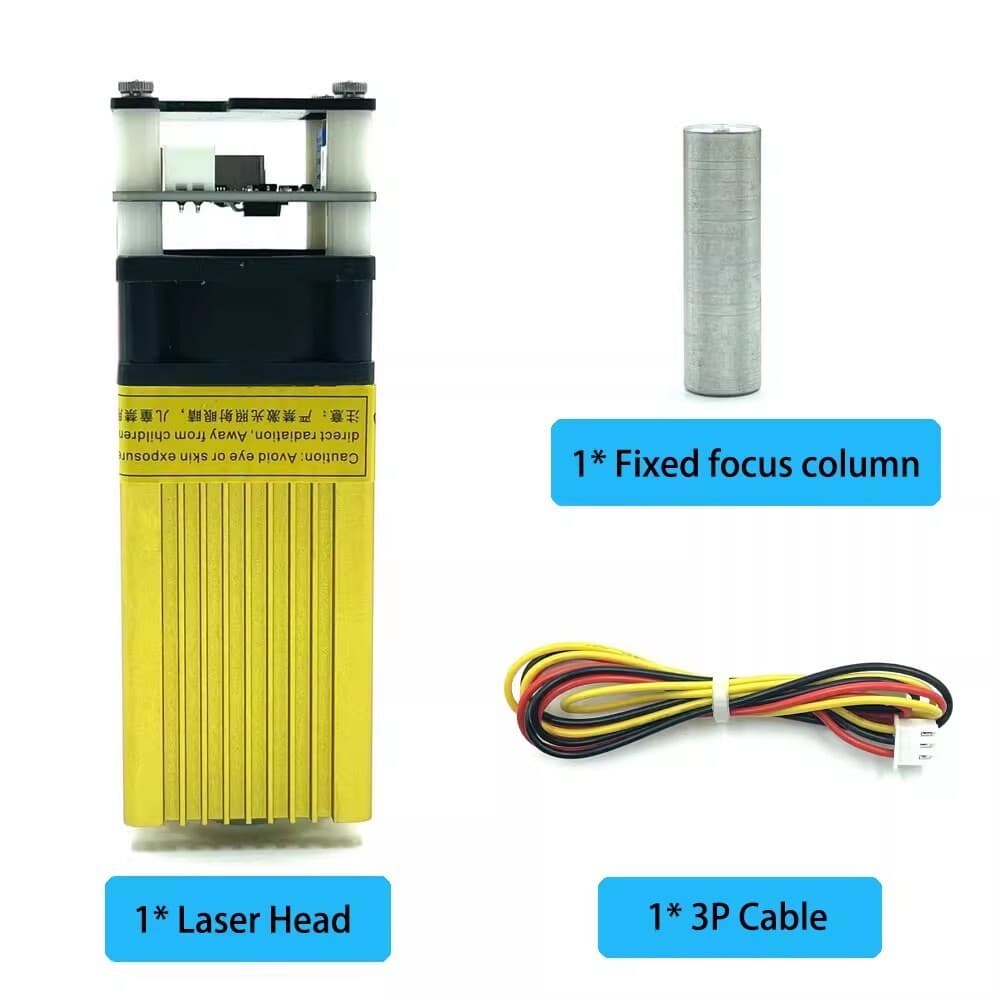 40W 450nm Blue High Power Laser Engraving Module Cutting Laser Very Fine Spot 4