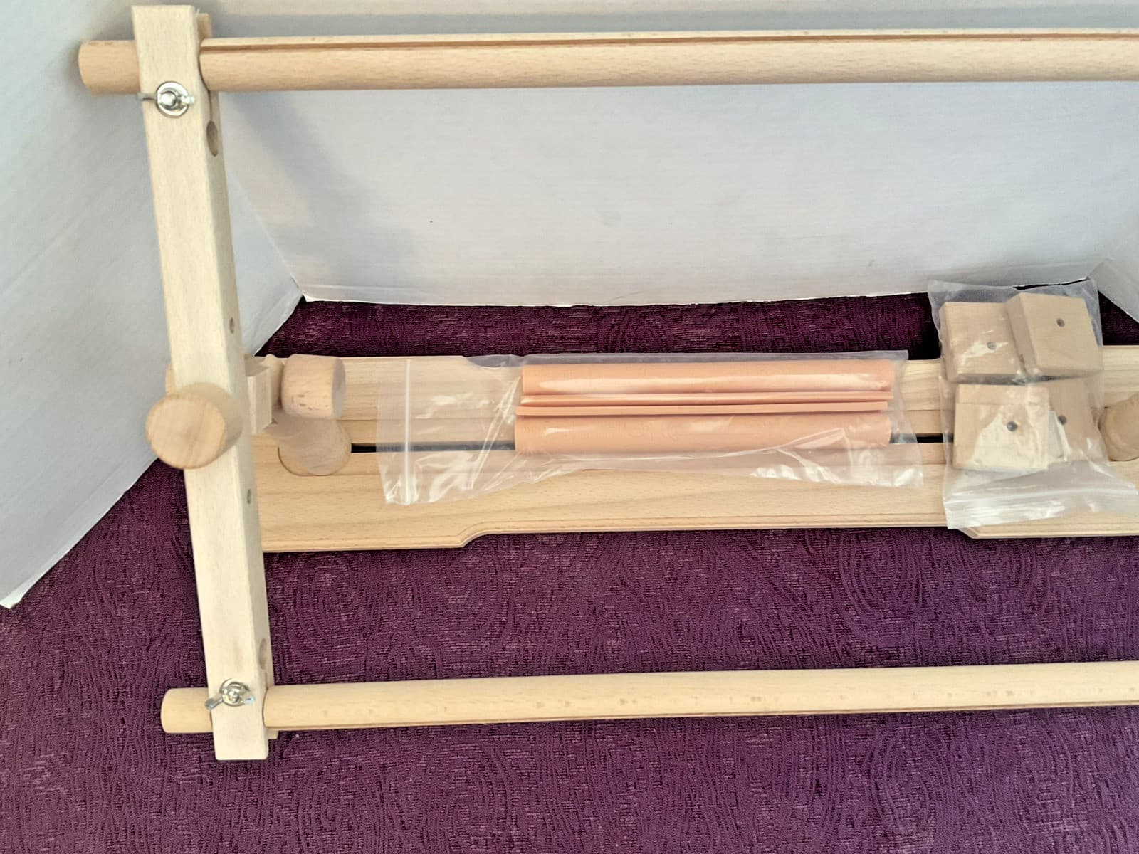 Beech Wood Frame Stand Multi Functional Lap or Table 12" Maximum Capacity New 2