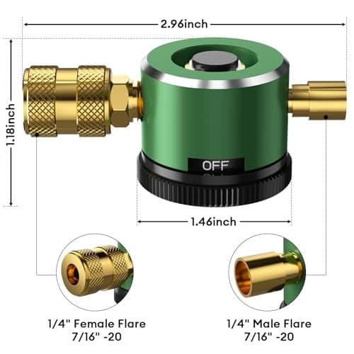 Nitrogen Regulator HVAC Nitrogen Purge Regulator Nitrogen Tank Regulator Tool  3
