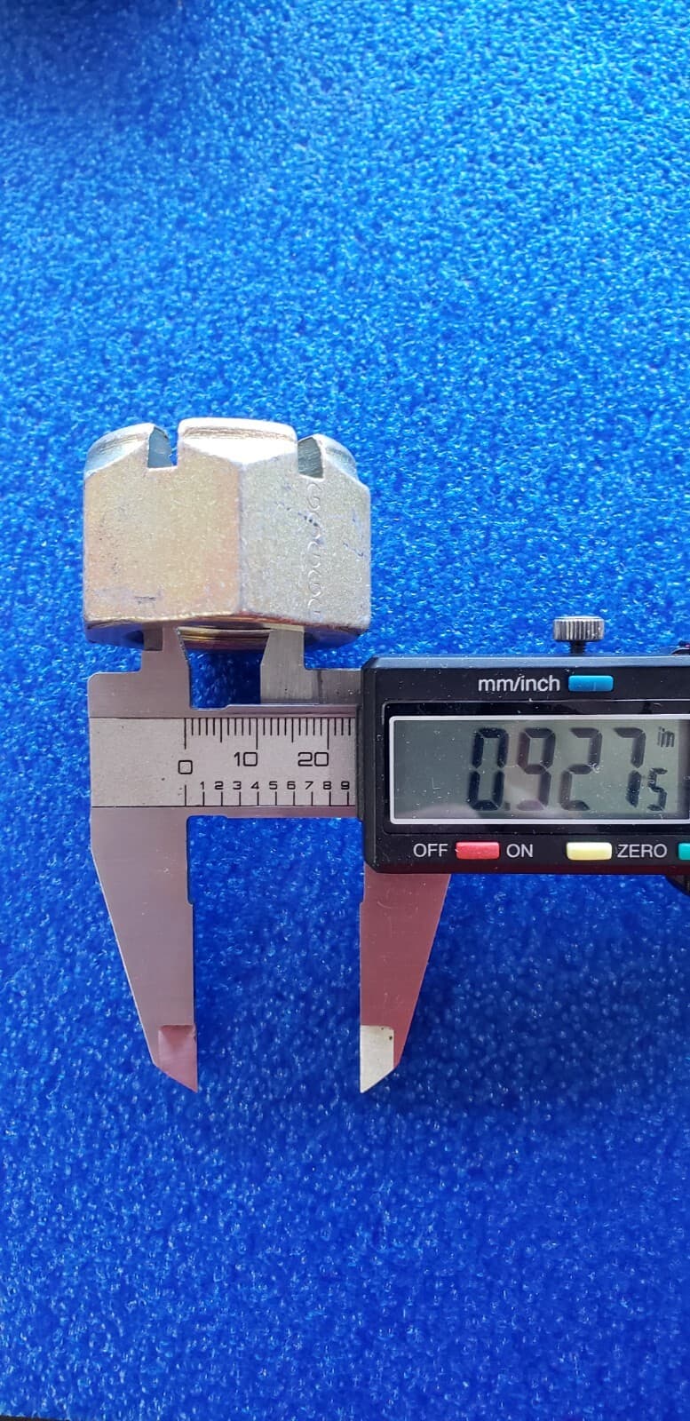 LOT OF 10 SIZE 1-14 SLOTTED HEX CASTLE NUT GRADE 5 FREE SHIPPING  5