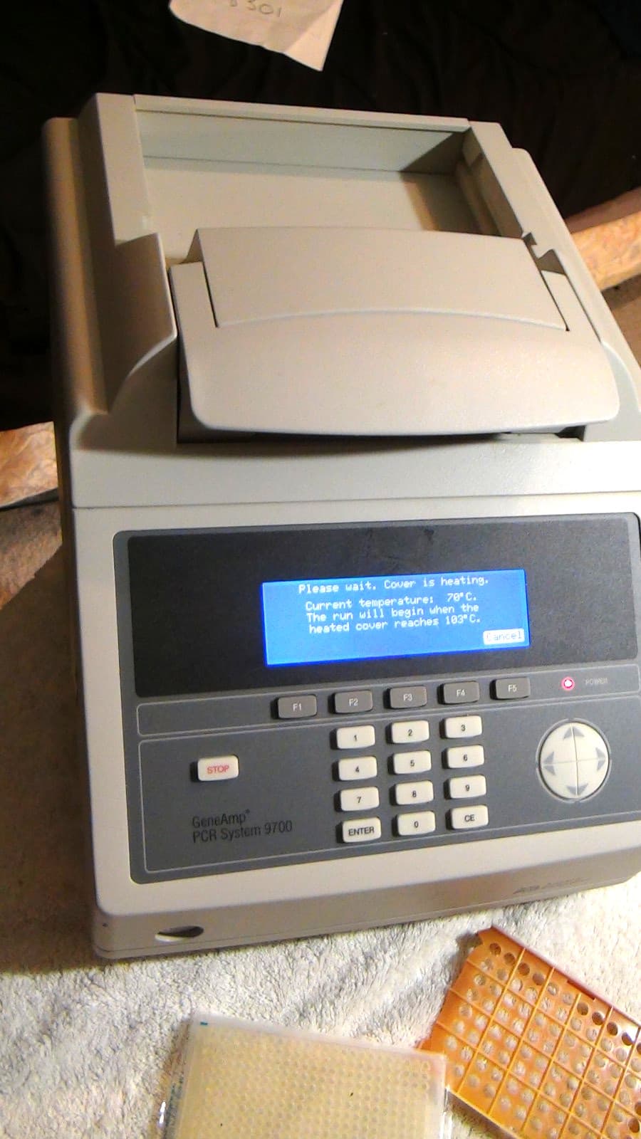 Applied Biosystems ABI Geneamp PCR System 9700 Gold 96 Well Block Works N8050200 2