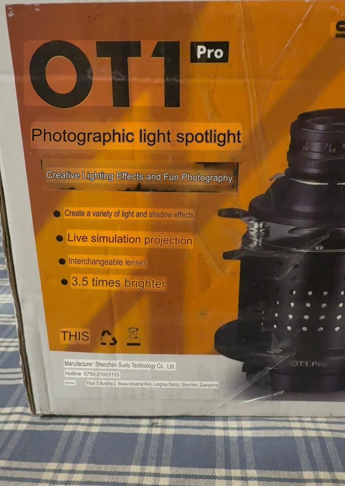 Conical Optical Snoot for Portrait Cosplay Photography OT1 Pro (New) FREE SHIP. 2