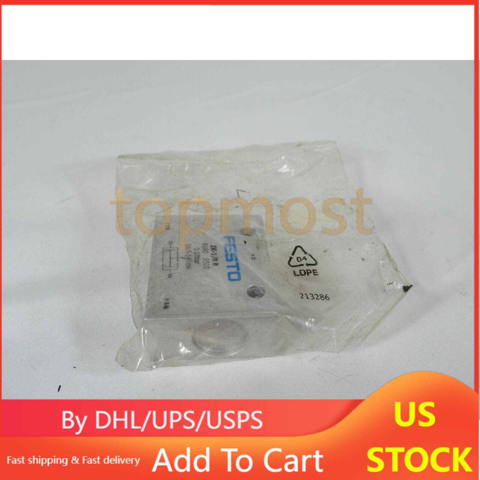 US FREE TAX New Festo ZK-1/8-B 6680 AND gate