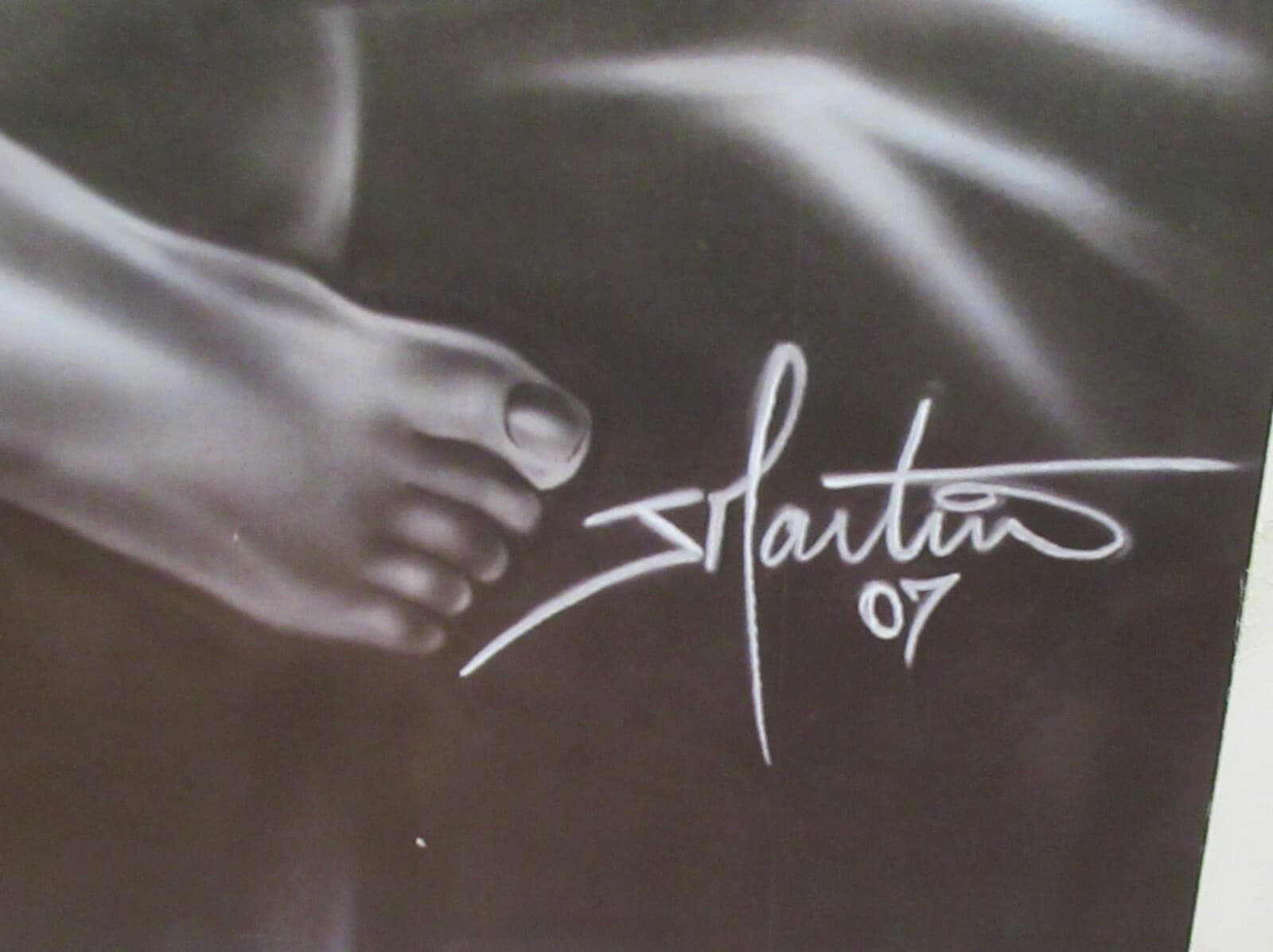 J. MARTIN AFRICAN AMERICAN LOVERS LARGE LITHOGRAPH 3