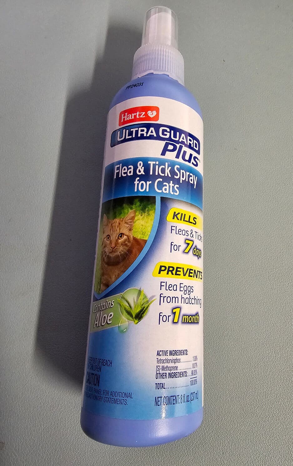 Hartz UltraGuard Plus Flea And Tick Spray for Cats, 8 oz