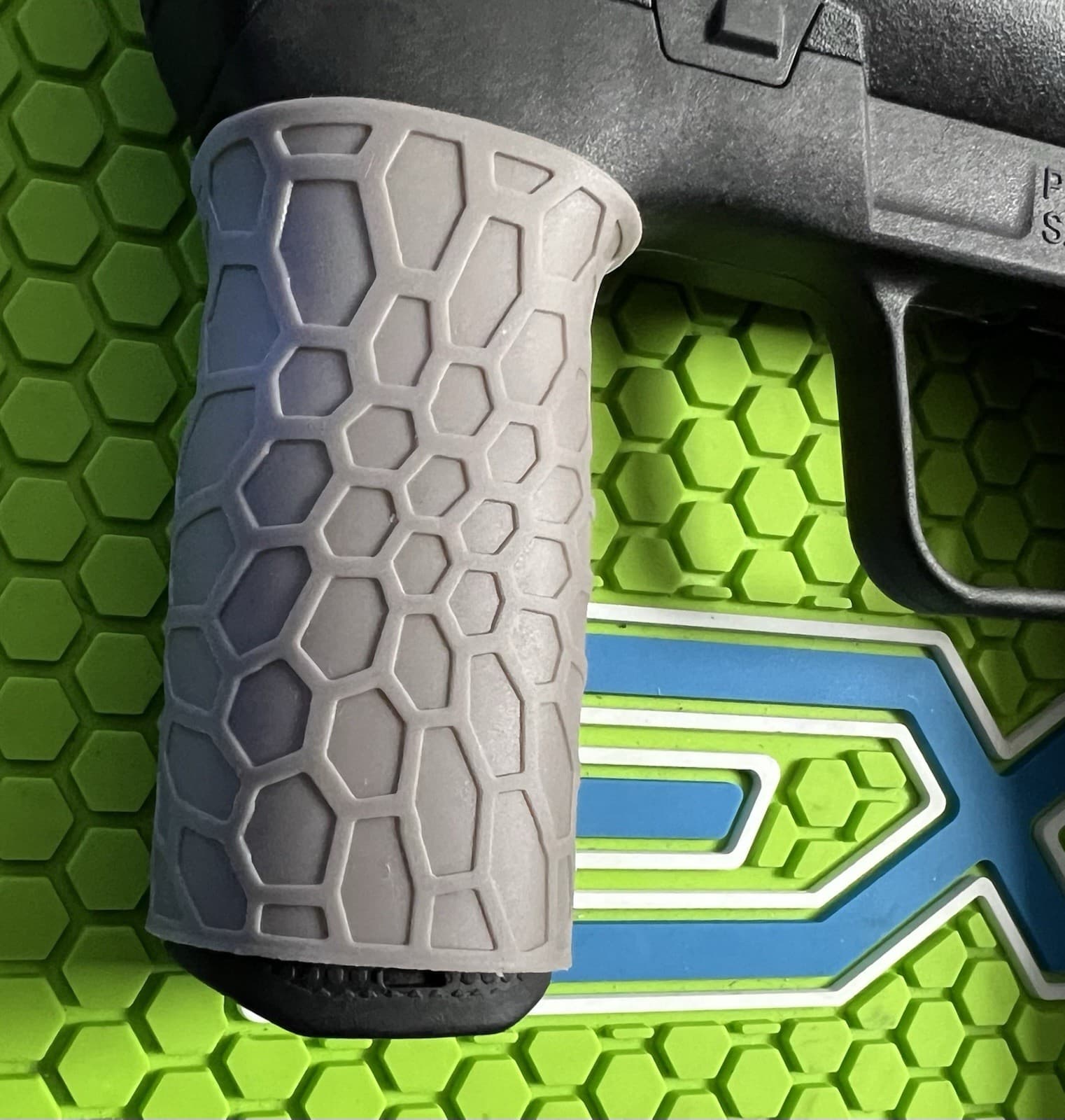 PLANET ECLIPSE EMEK ETHA 2/3 RUBBER WEB FOREGRIP COVER- GREY - NEW - GRIPS 4