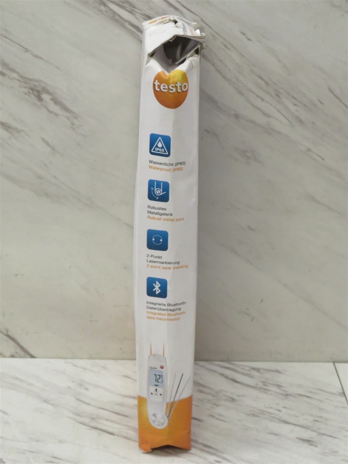 NEW Testo 104-IR Folding Infrared Thermometer with Bluetooth w/ Batteries 4