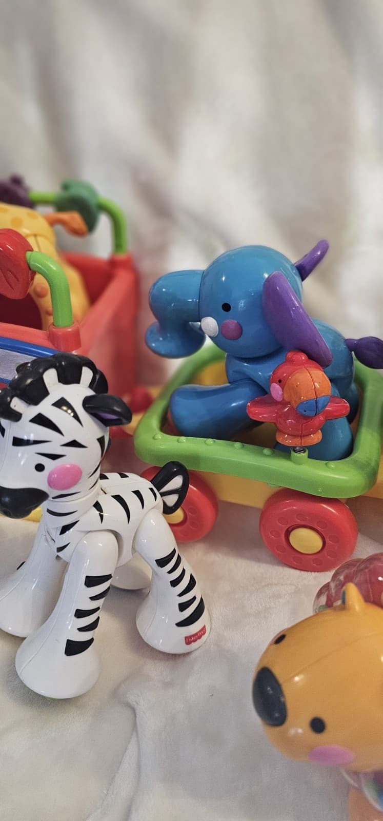 Fisher Price Amazing Animals Sing & Go Choo Choo Train Toy Set Circus 10 Pc READ 5