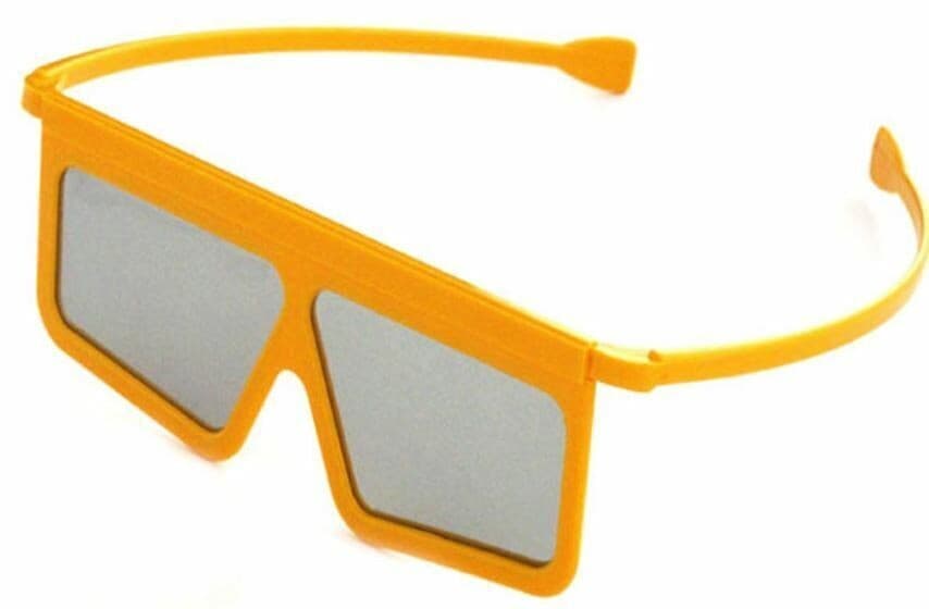 3D Anaglyph Plastic Glasses For 3D Movie Game DVD Vision/Cinema