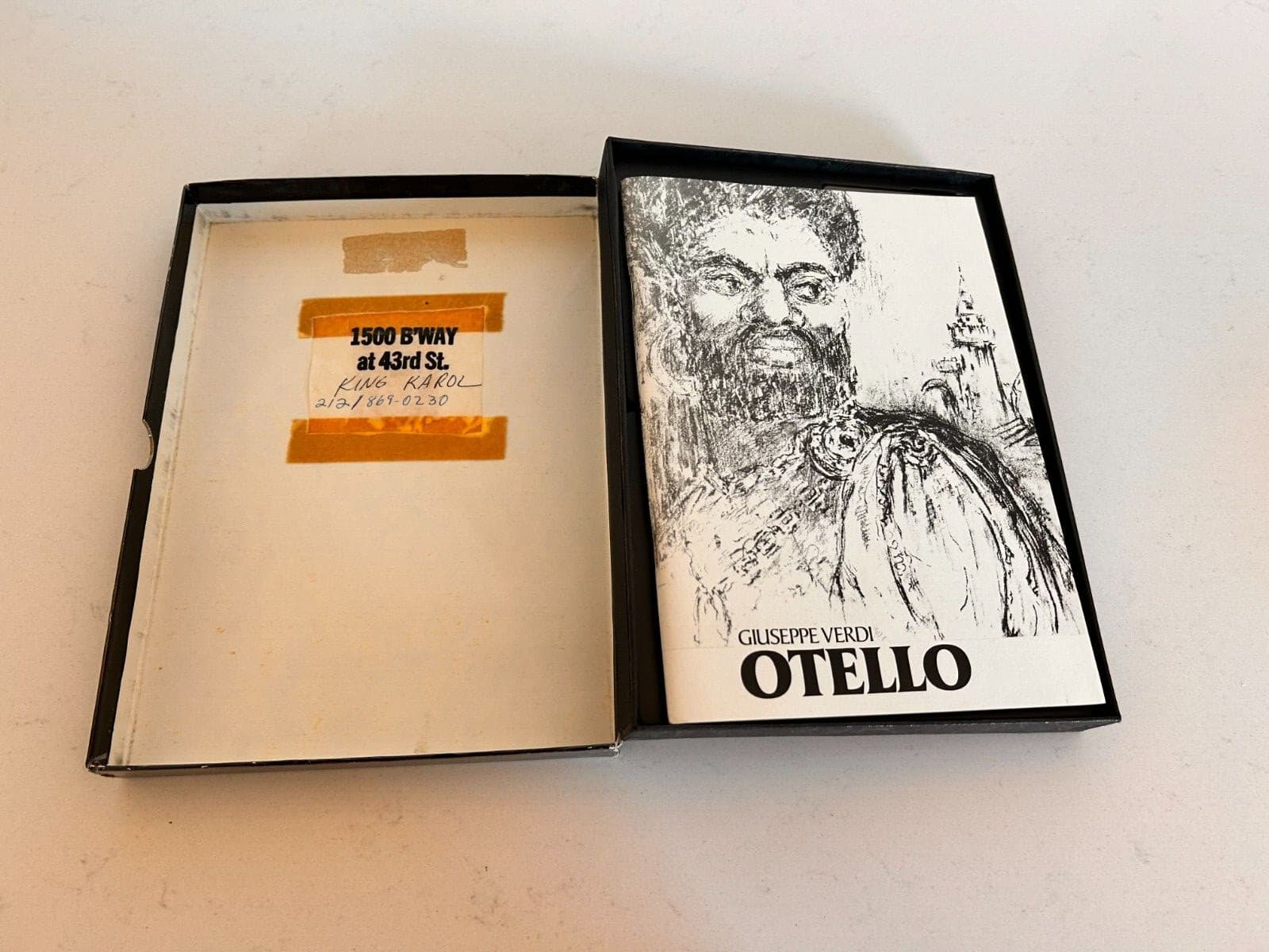 Verdi Otello Del Monaco Tebaldi Protti Vienna Philharmonic Karajan 2 Cassettes 3