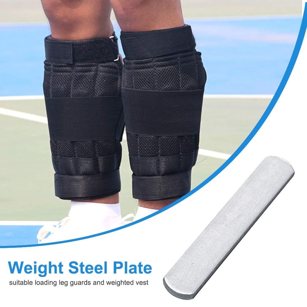 Weighted Vest Steel Plates Adjustable Rustproof Strength Training Weight Long St 5