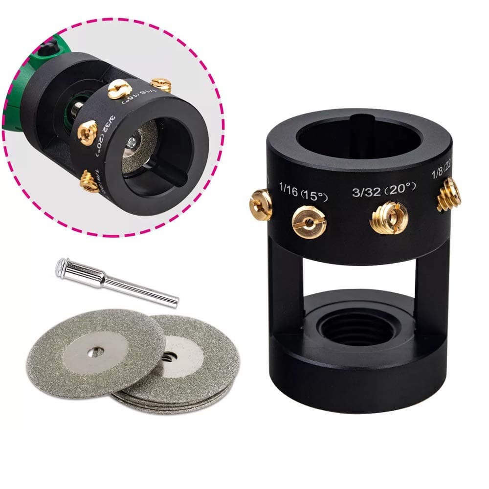 Tungsten Electrode Sharpener / Grinder TIG Welding Multi-Angle Offsets Tool Kit 2