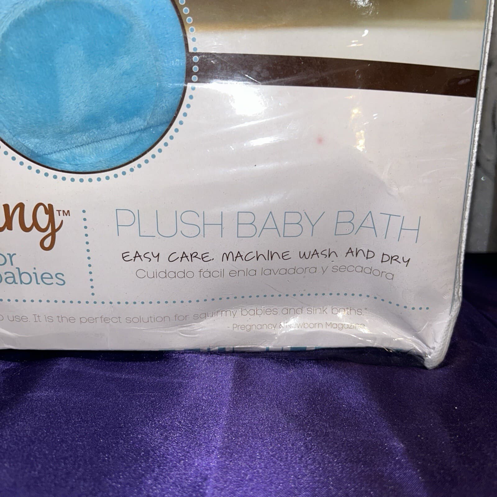 New Blooming Bath For Babies Baby Bath Seats Essentials Plush Baby Bath Blue 2