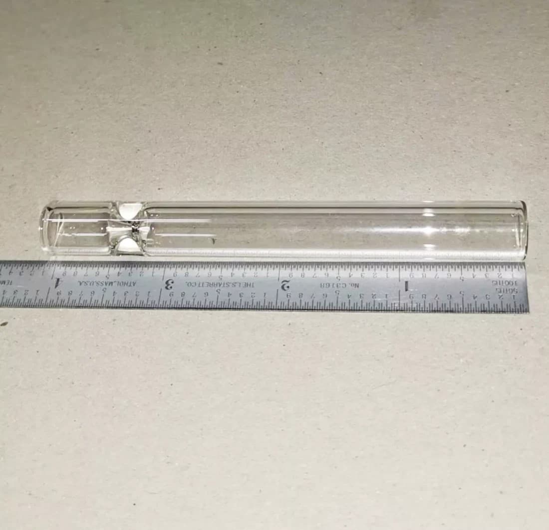 20psc Thick Pyrex Glass Chillum Tobacco Pipe, Smoking pipe,Smooth One Hitter USA 3