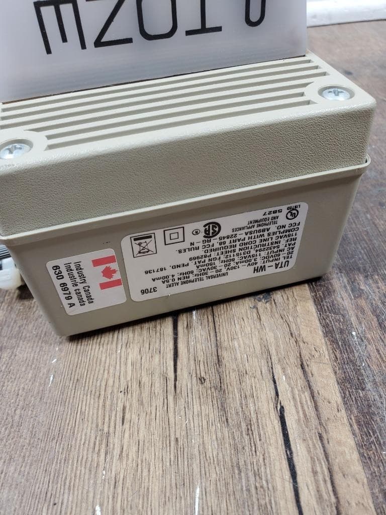 Q21 ♻ Wheelock UTA-WH-VPS Universal Telephone Alert With Power Cord ♻ 5