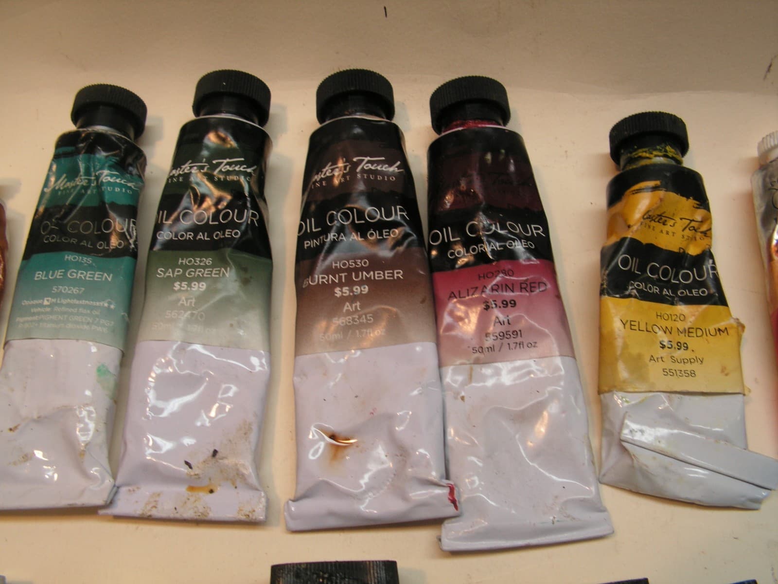 30 Vintage Oil Paints, 5Van Gogh S Fine, 9 Winsor & Newton, 2 Grumbacher ETC. 6