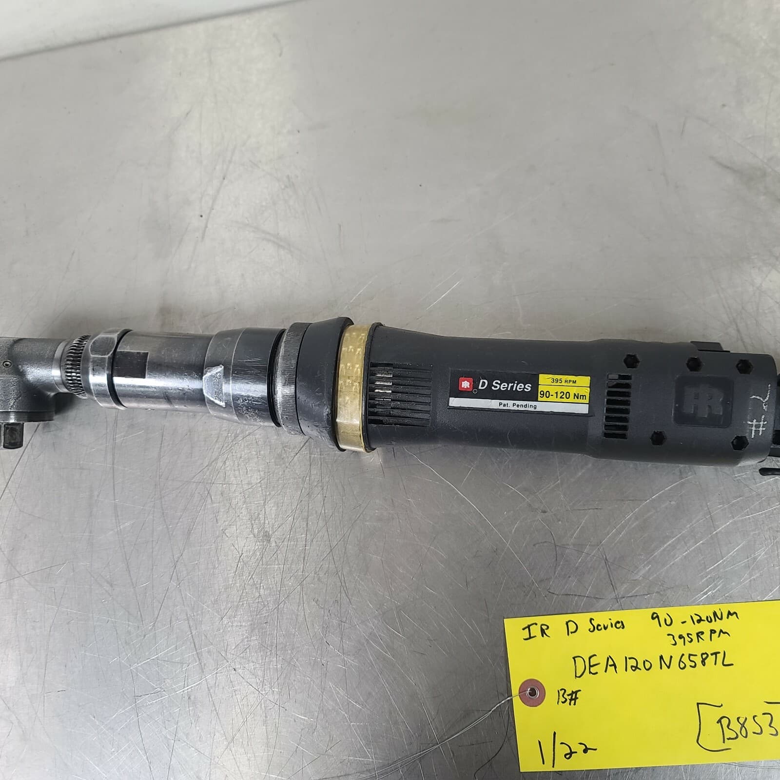 Ingersoll Rand D Series Nutrunner Ratchet 395RPM 90-120Nm 1/2" DEA120N65BTL[B8S3 5