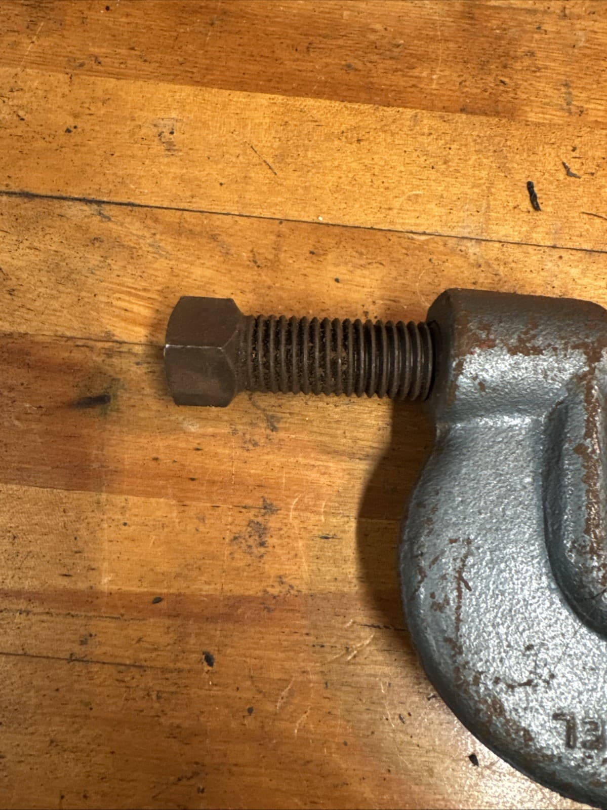 Wilton #2 C Clamp Flat Anvil Extra Heavy Duty 0-2-5/16"  Drop Forged Steel 6