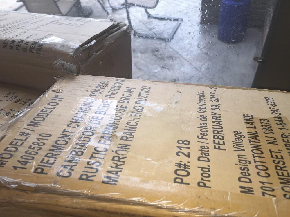 Oxford Baby 14065810 Piermont  changing topper Rustic Farmhouse Brown-New-SHIP24 4