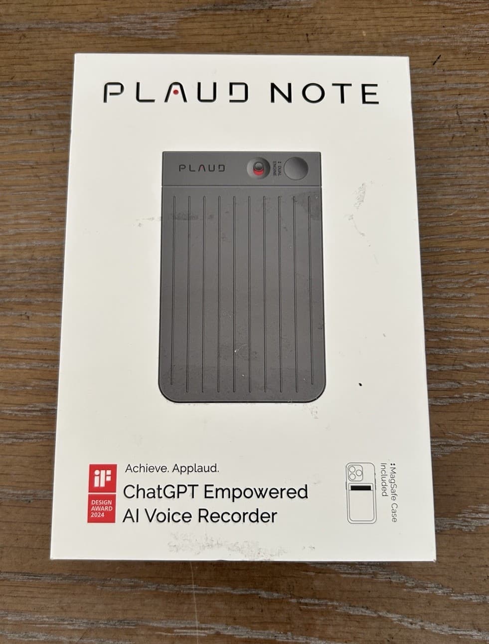 Plaud Note AI Voice Recorder App Control Transcribe 64GB Memory BLACK 2