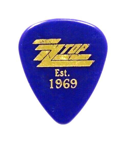 ZZ Top Dusty Hill Signature 2017 Tonnage Tour Guitar Pick