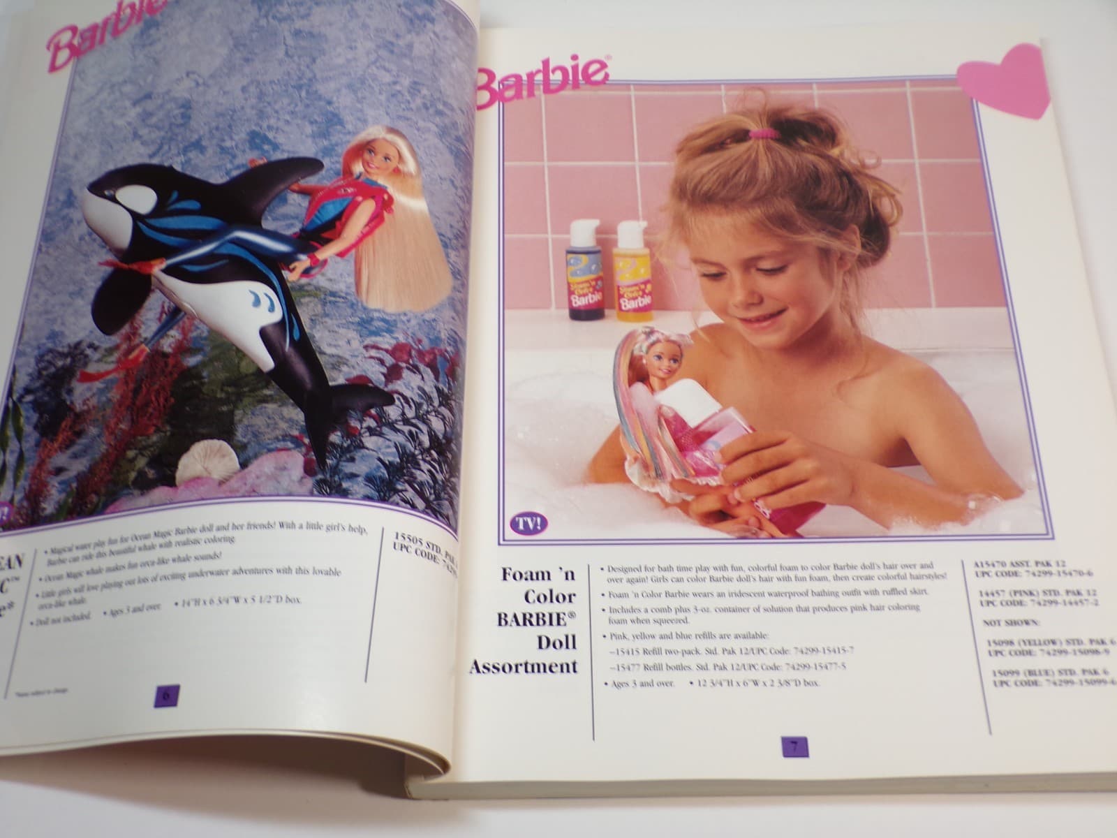 1996 MATTEL CATALOG Full Color Pages 233 Full Color Pages 5