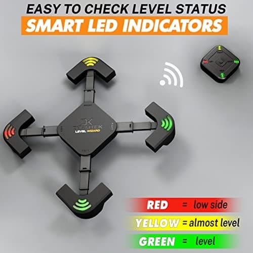  Level Wizard - Upgraded 2025 - Wireless RV Leveling System | Camper Leveling  5