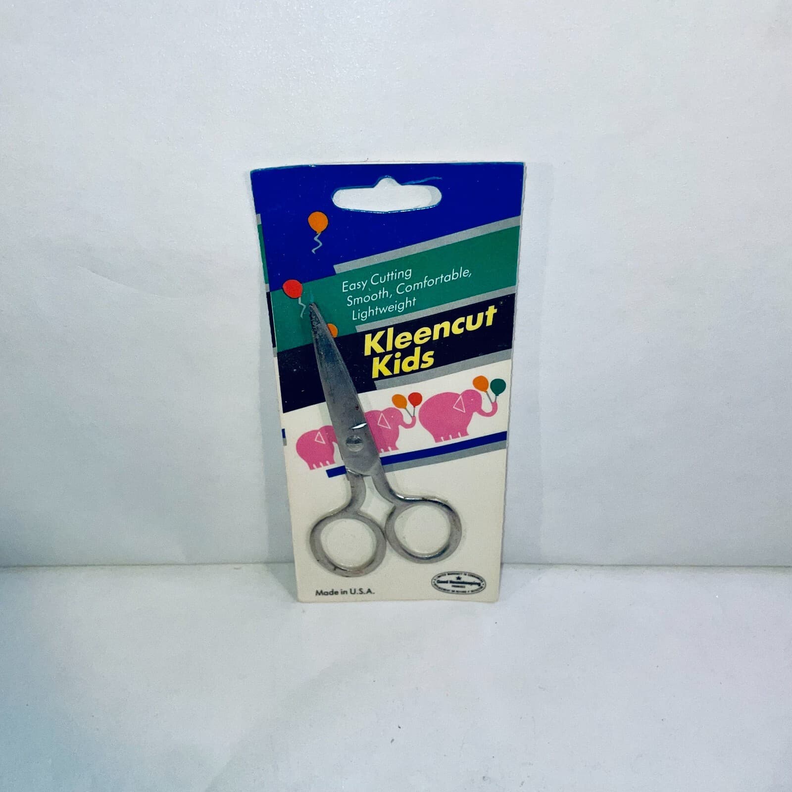 Vintage 1960s Kleencut Forged Steel Kids Scissor Pointed Tip 4” Made in USA 5