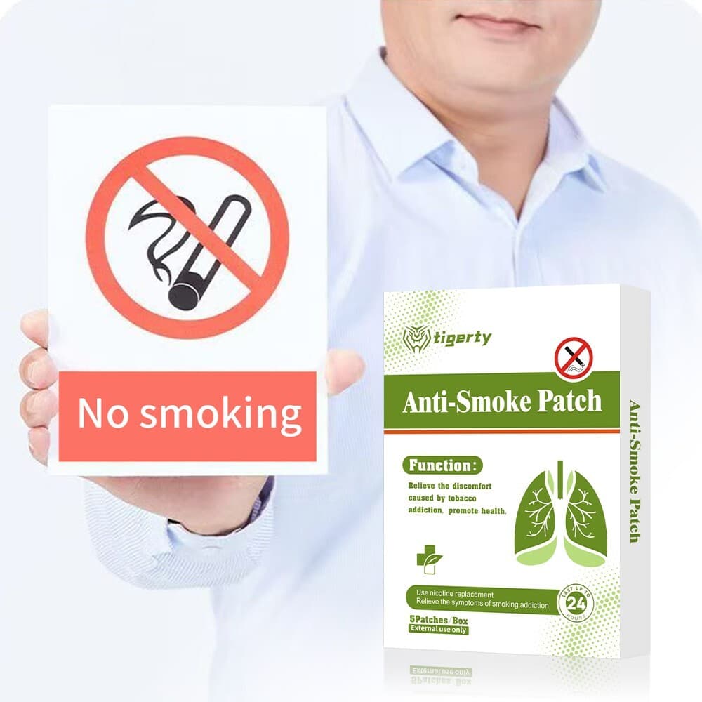 🚭5PCS Anti Smoking Patches Natural Nicotine Craving Relief Herbal Detox Aid Pad 5
