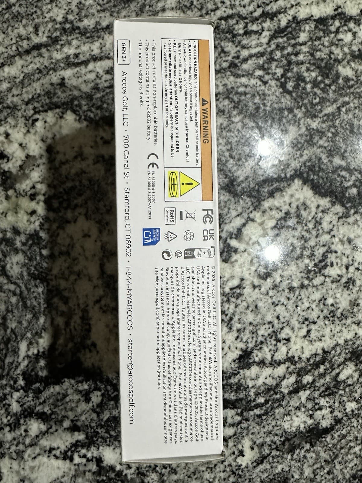 Arccos Smart Sensors - Brand New 3