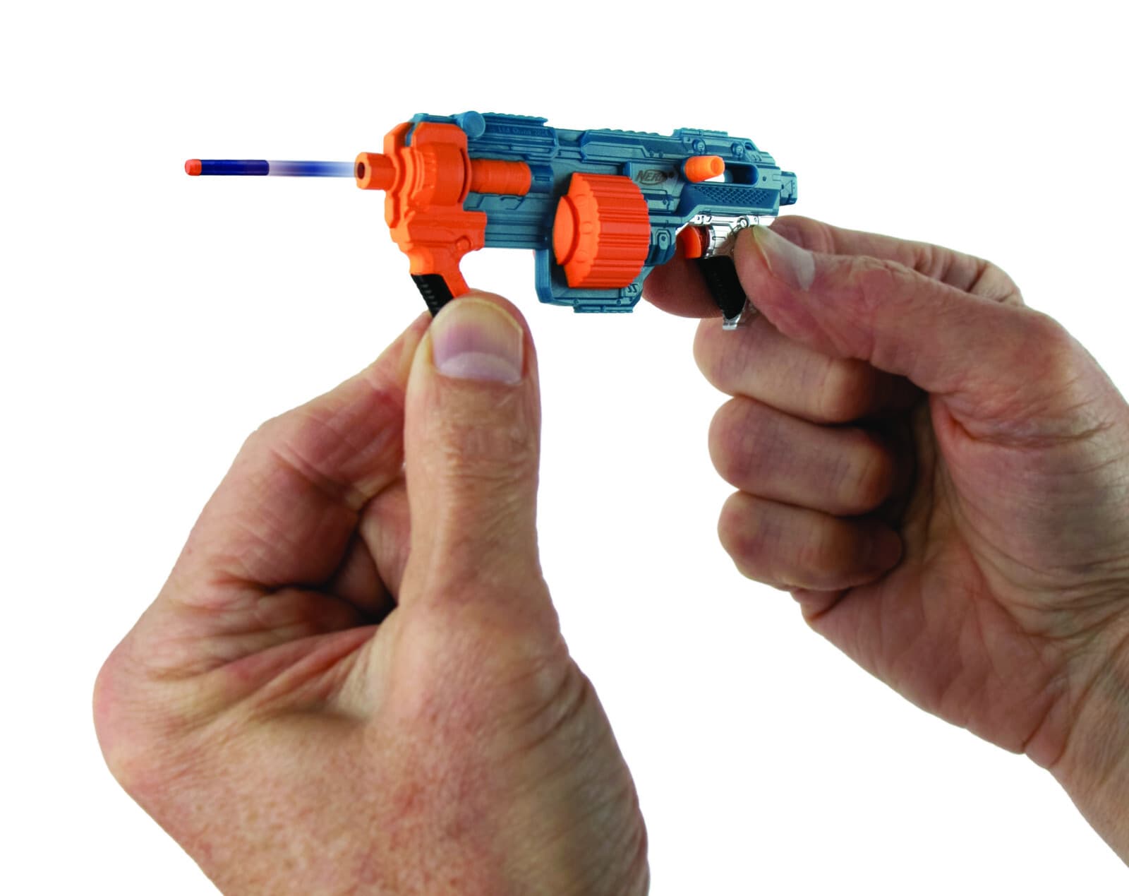 (Set of 3) Worlds Smallest NERF BLASTERS Micro Dart Gun SHOCKWAVE,VULCAN Rifle 5
